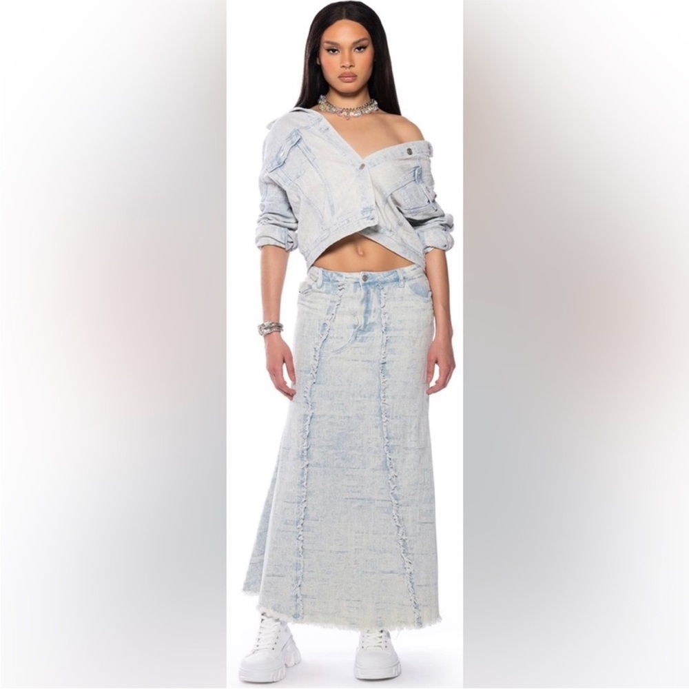 AKIRA Denim Jacket and skirt set